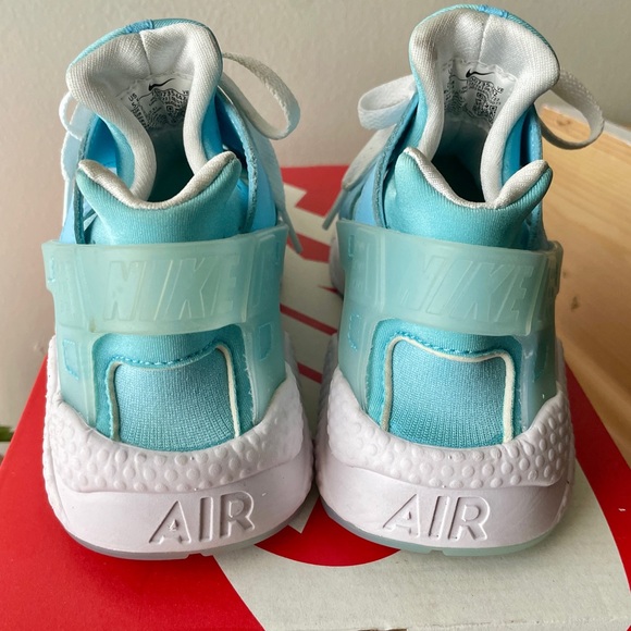 NEW IN ORIGINAL BOX Men’s Nike Air Huarache "Blue Chill/White" size 5.5 - Picture 3 of 12